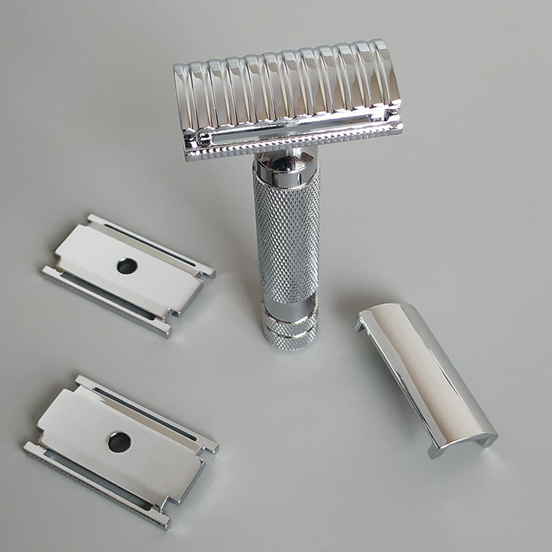 Safety Razor Handle - Dscosmetic AX-SE 아연 합금 이중날 안전