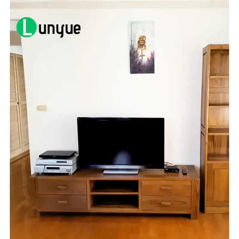 북유럽 모던 유럽풍 티크 TV 캐비닛 4단 서랍 지속  - Sustainable Living Design 리뷰 및 가격