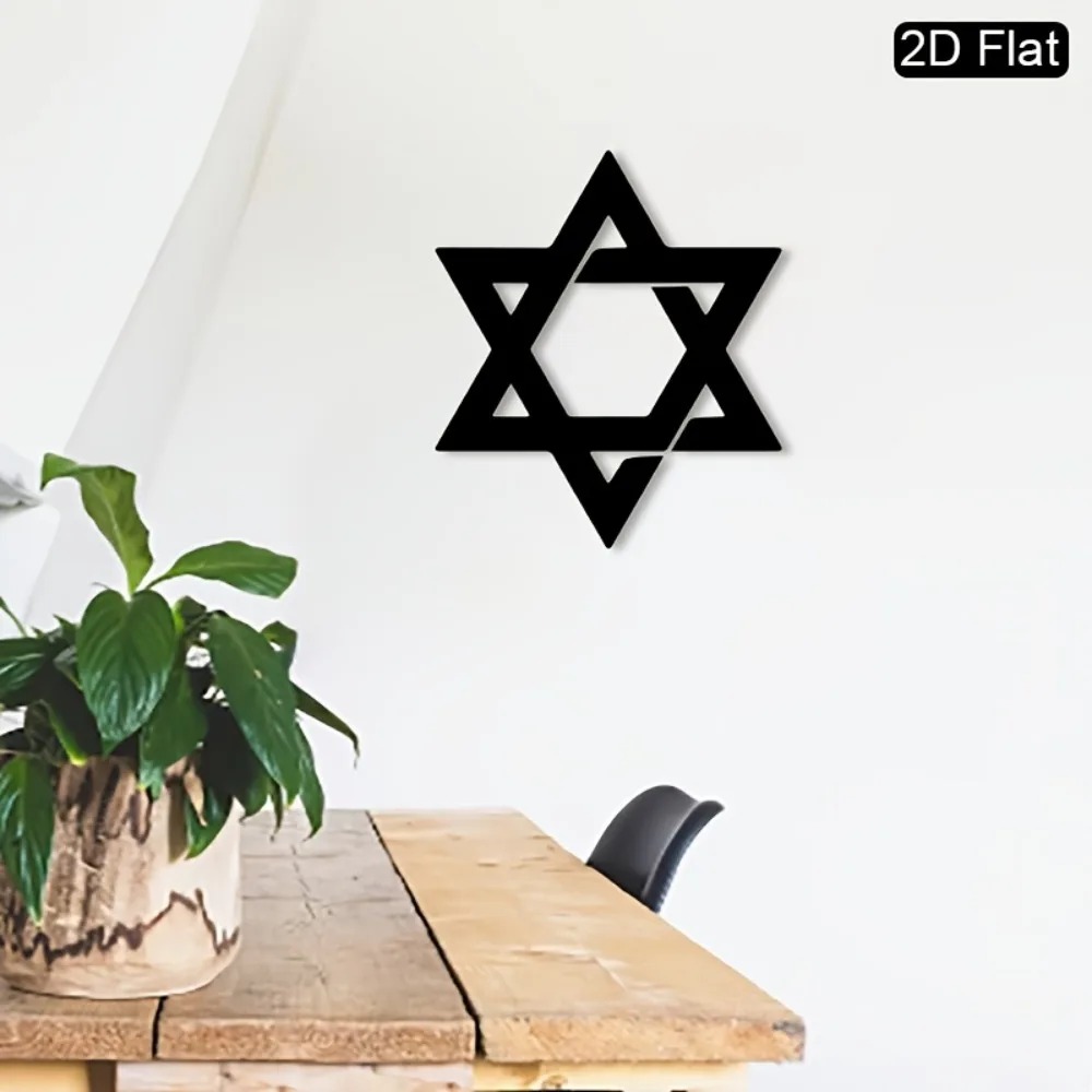 CIFBUY 철제 벽 장식 다윗의 별 금속 조각품 벽걸 - Sustainable Living Architecture 리뷰 및 가격