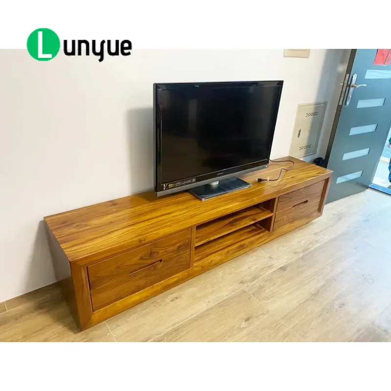 모던 티크 TV 캐비닛 4단 서랍 유럽 디자인 인도네시 - Sustainable Living Design 리뷰 및 가격