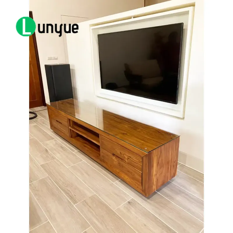 모던 티크 TV 캐비닛 4단 서랍 유럽 디자인 인도네시 - Sustainable Living Design 리뷰 및 가격